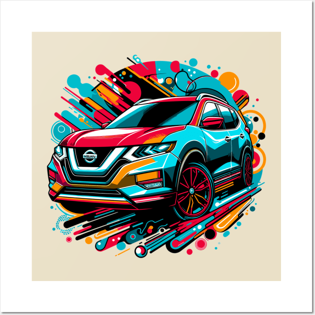 Nissan Rogue Wall Art by Vehicles-Art